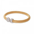 Bronzallure Mixed Pave Bangle WSBZ02493Y.WR
