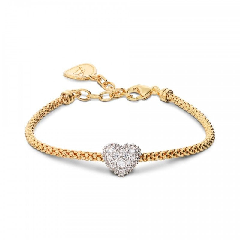 Bronzallure Heart Pave Bracelet WSBZ02494Y.WR