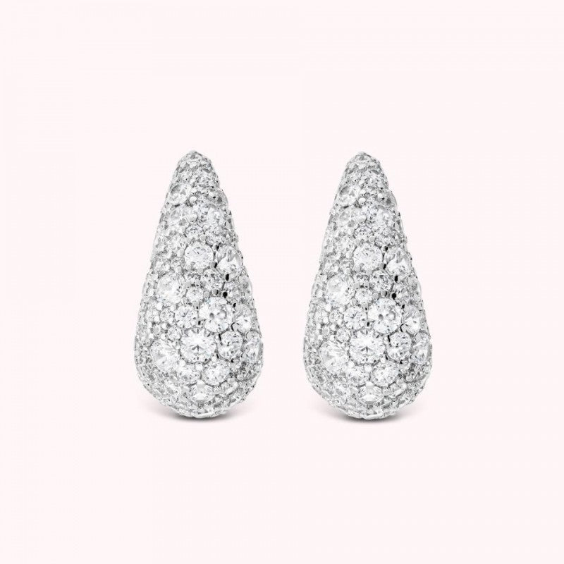 Bronzallure Mixed Pave Earrings WSBZ02504W.WR