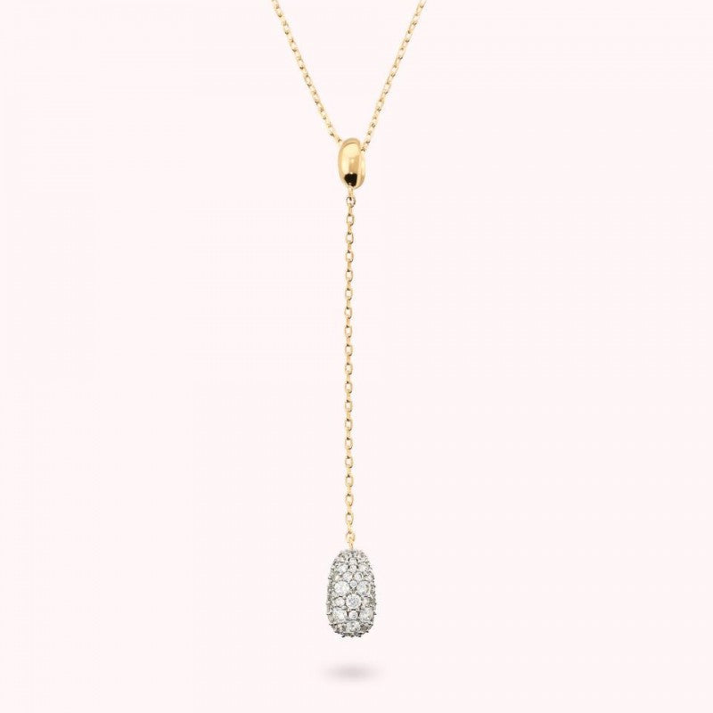 Bronzallure Mixed Pave Y Necklace WSBZ02508Y.WR