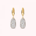 Bronzallure Polished Huggies Earrings W Dang WSBZ02509Y.WR