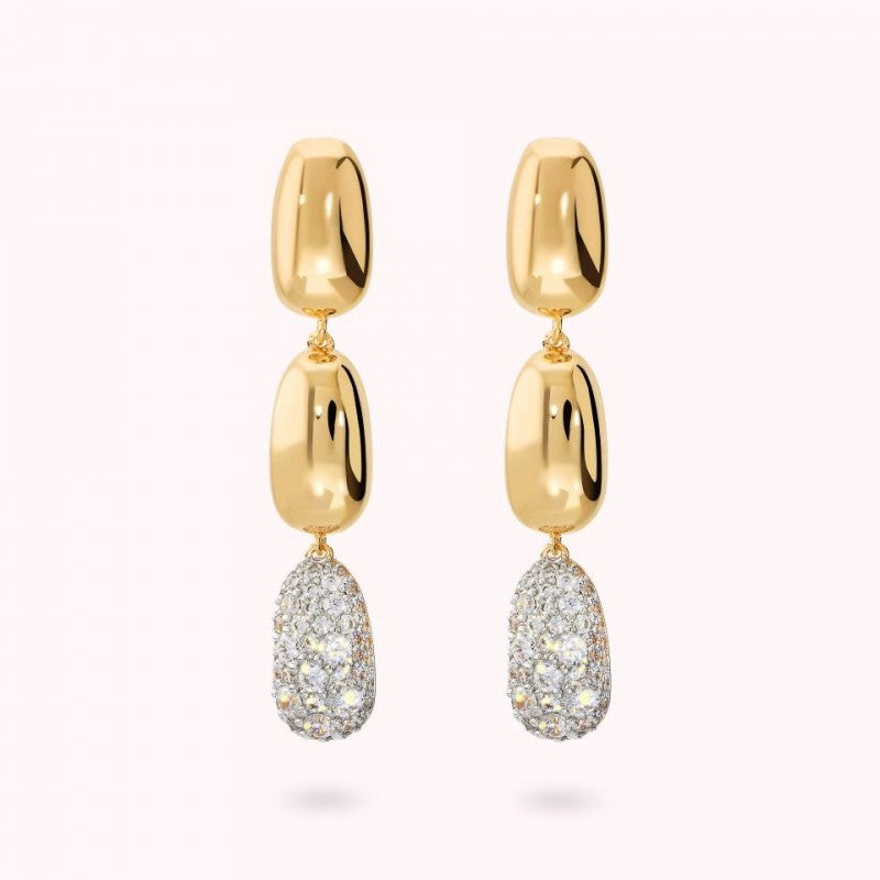 Bronzallure Pave Alternated Earrings WSBZ02513Y.WR