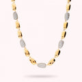 Bronzallure Pave And Metal Alterned Necklace WSBZ02515Y.WR