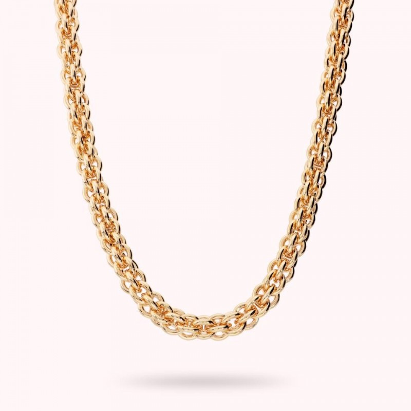 Bronzallure Polished Chain Necklace WSBZ02519Y.YG