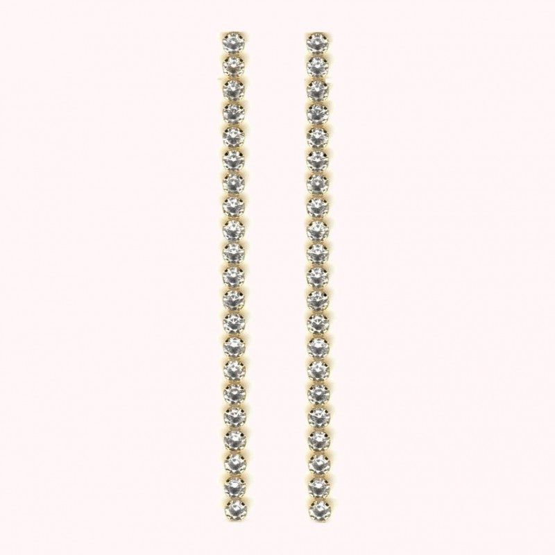 Bronzallure Tennis Earrings 3 Mm Stone WSBZ02535Y.WR-50
