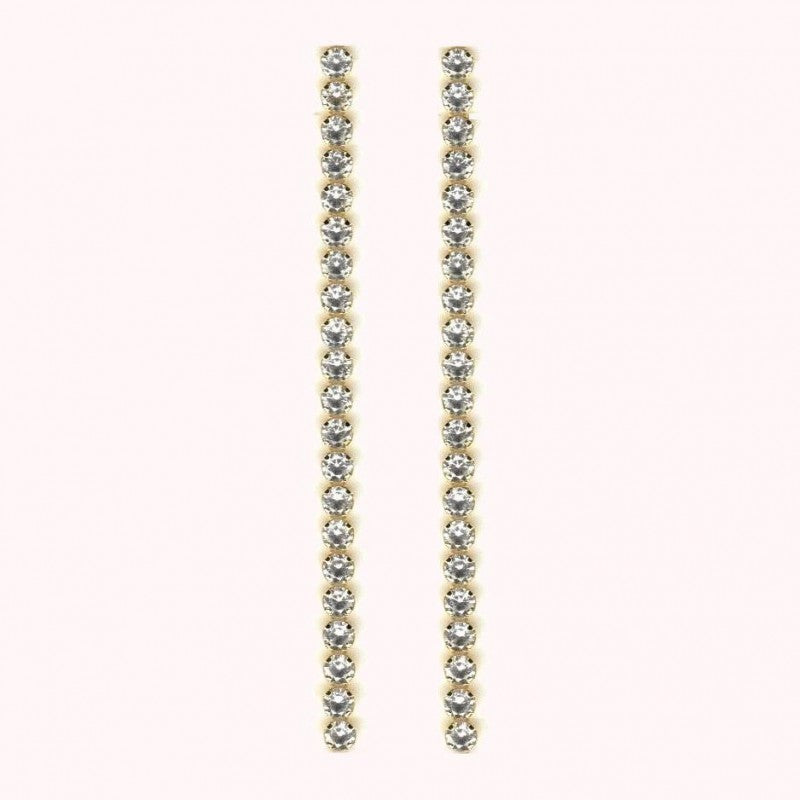 Bronzallure Tennis Earrings 3 Mm Stone WSBZ02535Y.WR-70