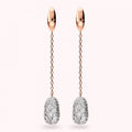 Bronzallure Long Dangling Mixed Pave Earring WSBZ02537.WR