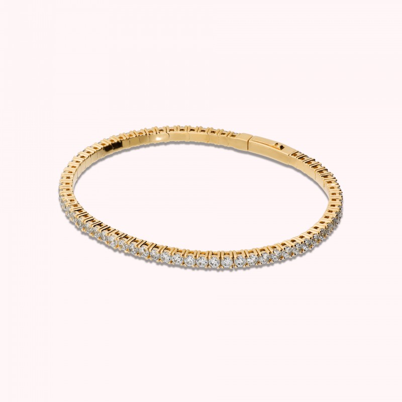 Bronzallure Bangle Tennis Elastic With Cz WSBZ02558Y.WR