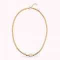Bronzallure Allure Necklace With Pave WSBZ02579Y.WR