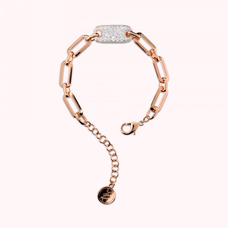 Bronzallure Polished Bracelet Chain W Centra WSBZ02591.WR