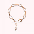 Bronzallure Pave Alterned Bracelet Rose Gold WSBZ02594.WR