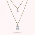 Bronzallure Necklace Glow Double W Cubic Zir WSBZ02602Y.WR