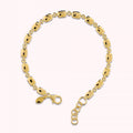 Bronzallure Polished Bracelet With Rectangul WSBZ02638Y.YG-18