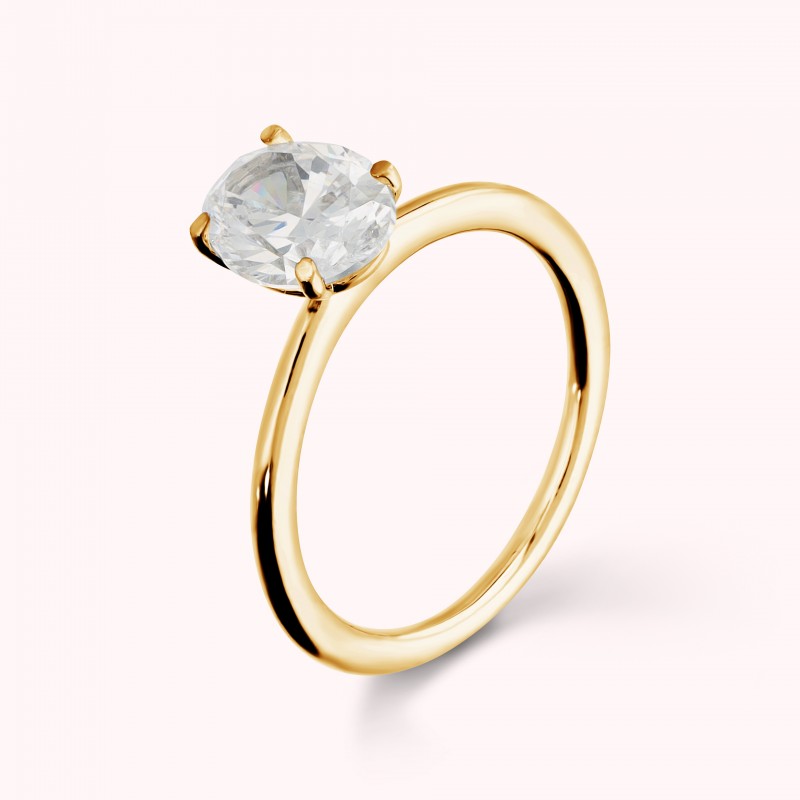 Bronzallure Ring Solitario Glow With Cubic Z WSBZ02642Y.WR-12