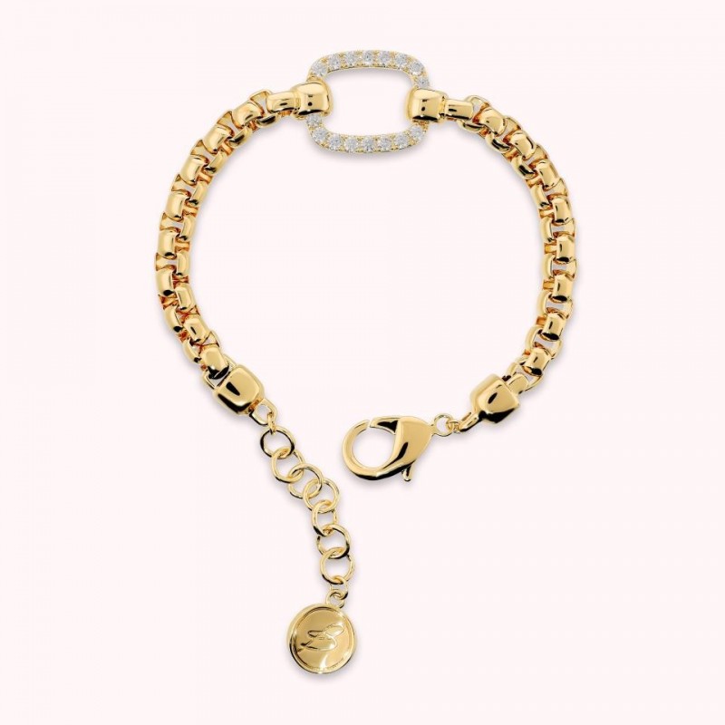 Bronzallure Bracelet W Rectangular Element I WSBZ02726Y.WR