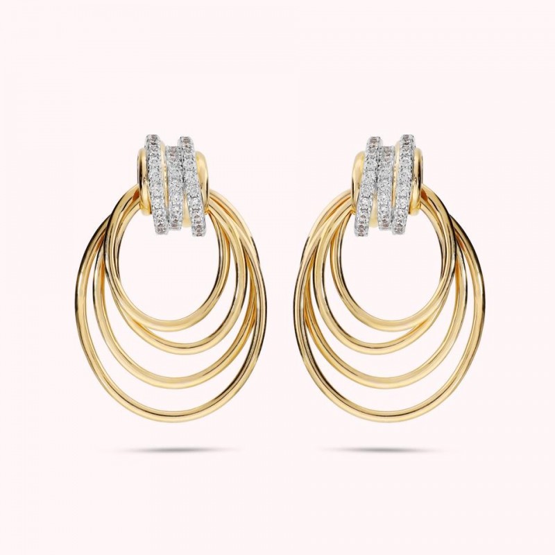 Bronzallure Earrings Drop Multifilo Degrade WSBZ02744Y.WR
