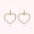 Bronzallure Earrings Drop Heart With Cubic Z WSBZ02745Y.WR