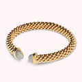 Bronzallure Rigid Open Link Popcorn Bracelet WSBZ02752Y.WR