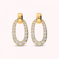Bronzallure Earrings Drop With Link Ovale Of WSBZ02758Y.WR