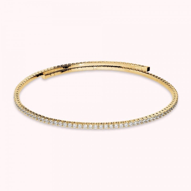 Bronzallure Necklace Choker Tennis Memory Wi WSBZ02771Y.W