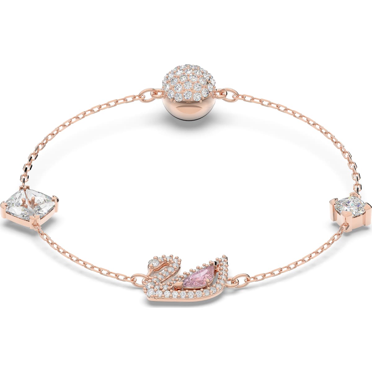 Swarovski Bracelet Swan Cygne Rose 5485876