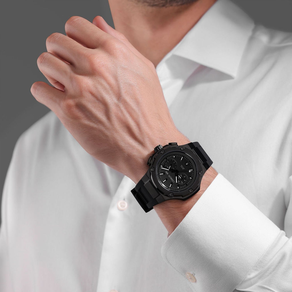 Cerruti 1881 Montre double fuseau Lucardo GCEM187477
