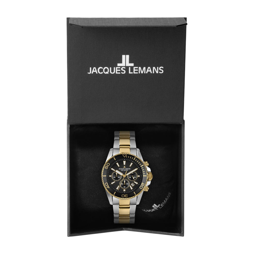 Jacques Lemans Montre chronographe Liverpool Diver GJLM2206L