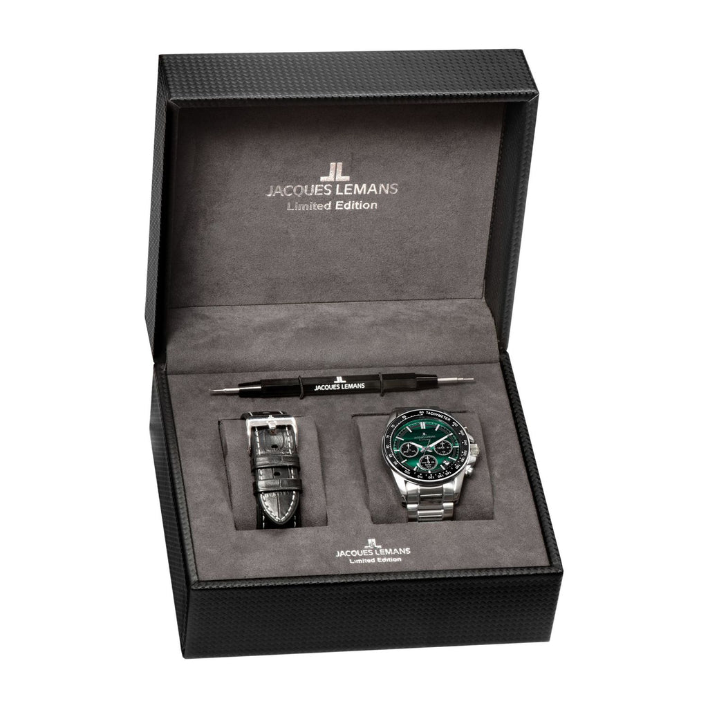 Jacques Lemans Montre chronographe Eco Power Limited Edition GJLM5010C
