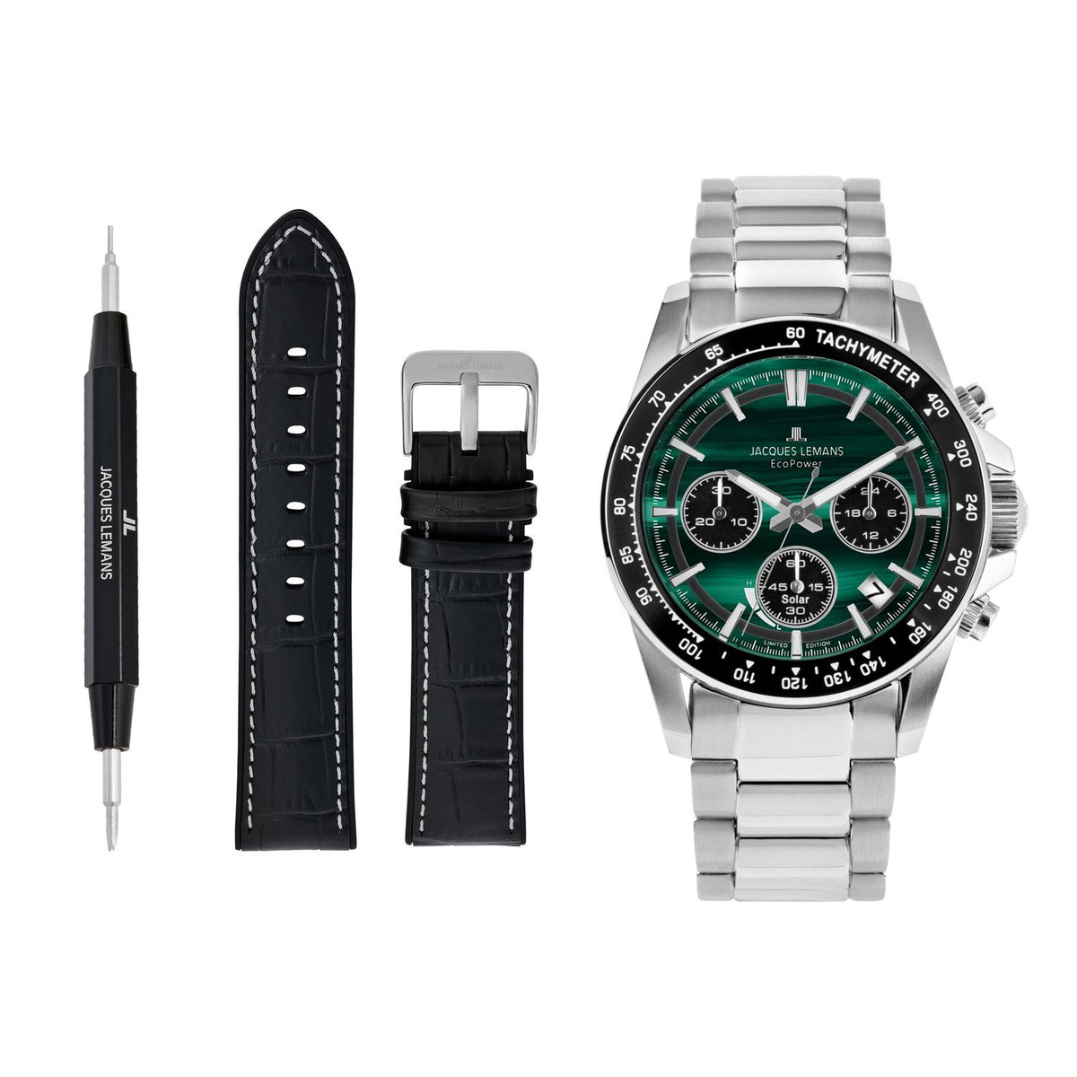 Jacques Lemans Montre chronographe Eco Power Limited Edition GJLM5010C