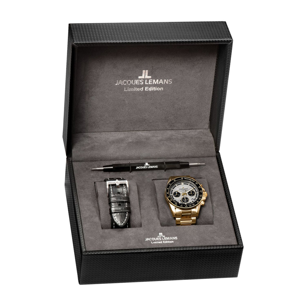 Jacques Lemans Montre chronographe Eco Power GJLM5010F