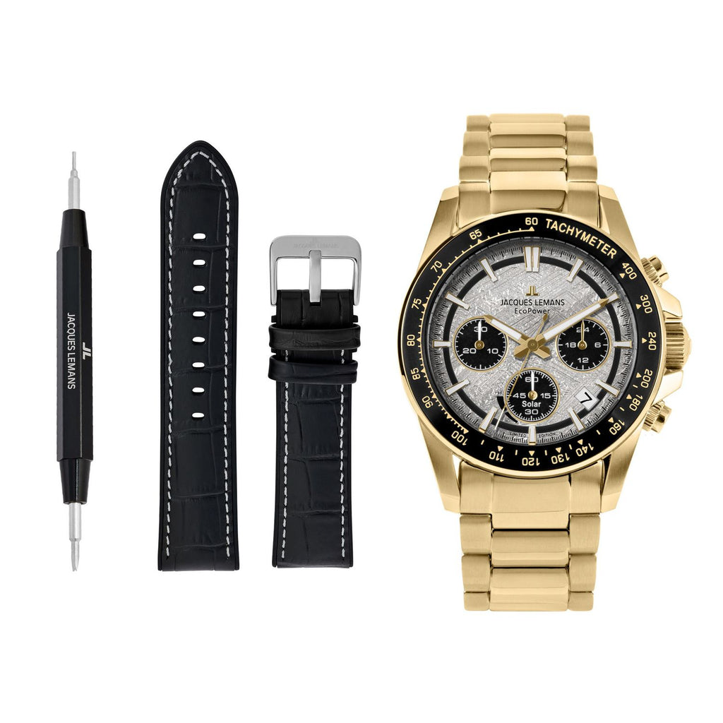 Jacques Lemans Montre chronographe Eco Power GJLM5010F