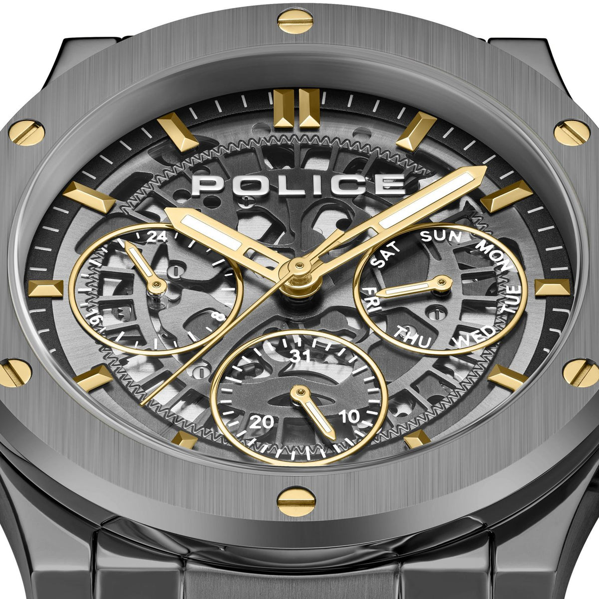 Police Montre multifonction Knotty GPOM169435