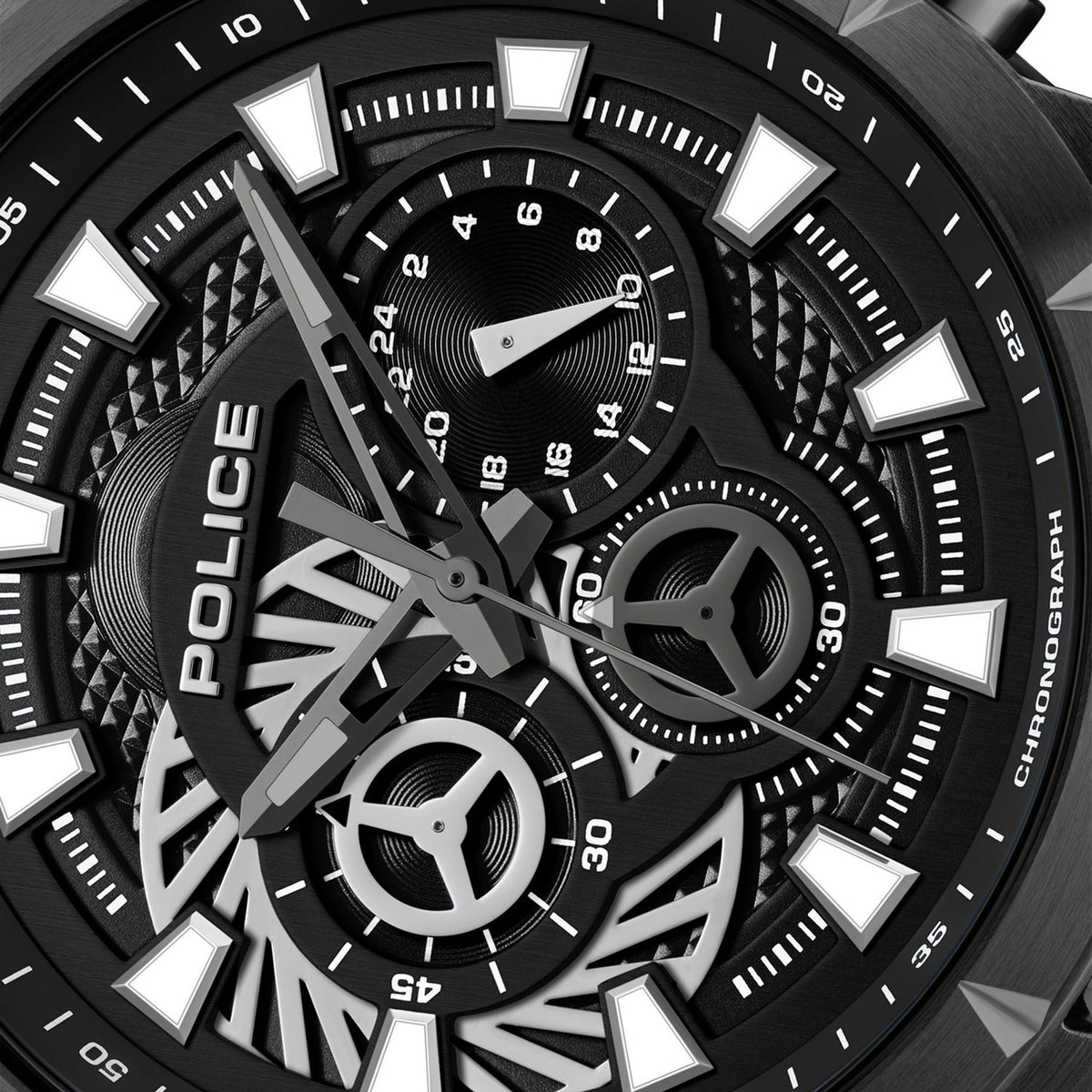 Police Montre double fuseau Neist GPOM185961