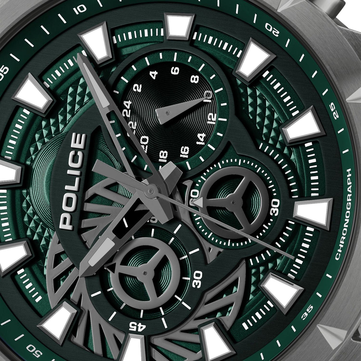 Police Montre double fuseau Neist GPOM185985