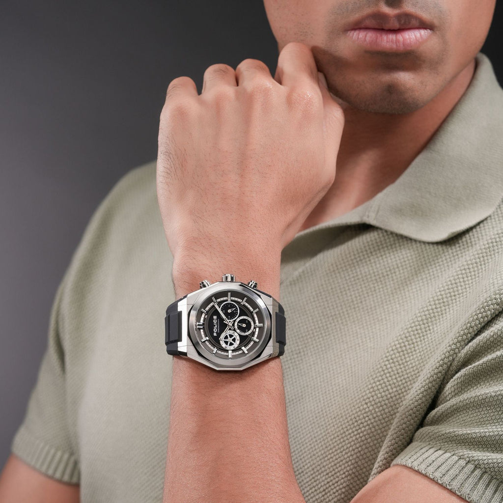 Police Montre chronographe Steward GPOM186944