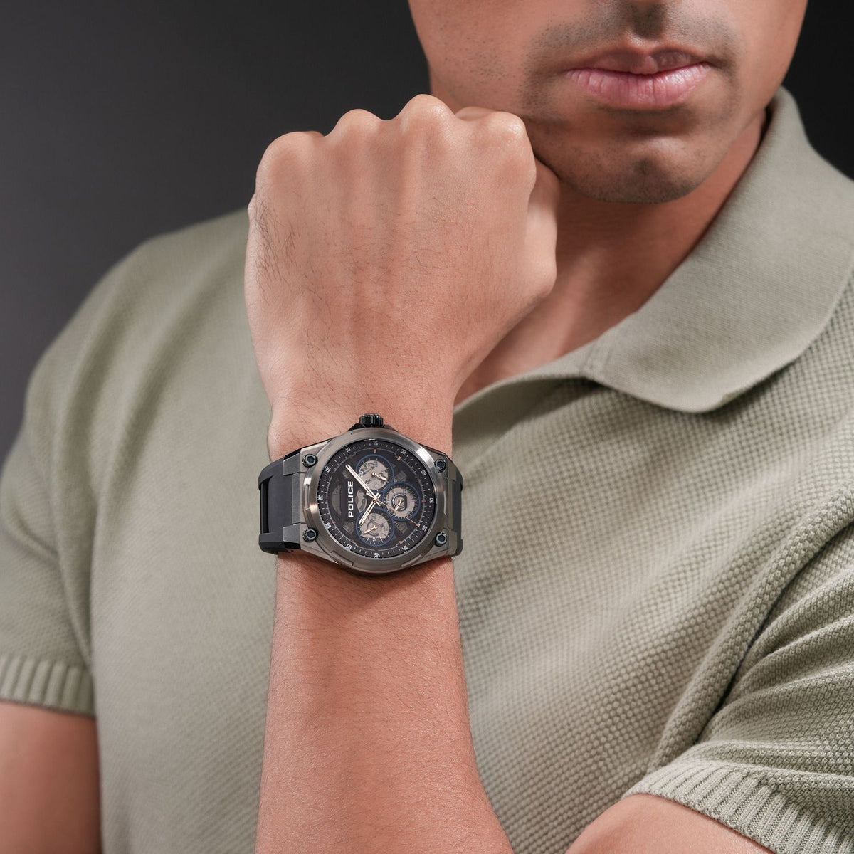 Police Montre multifonction Dominion GPOM186982