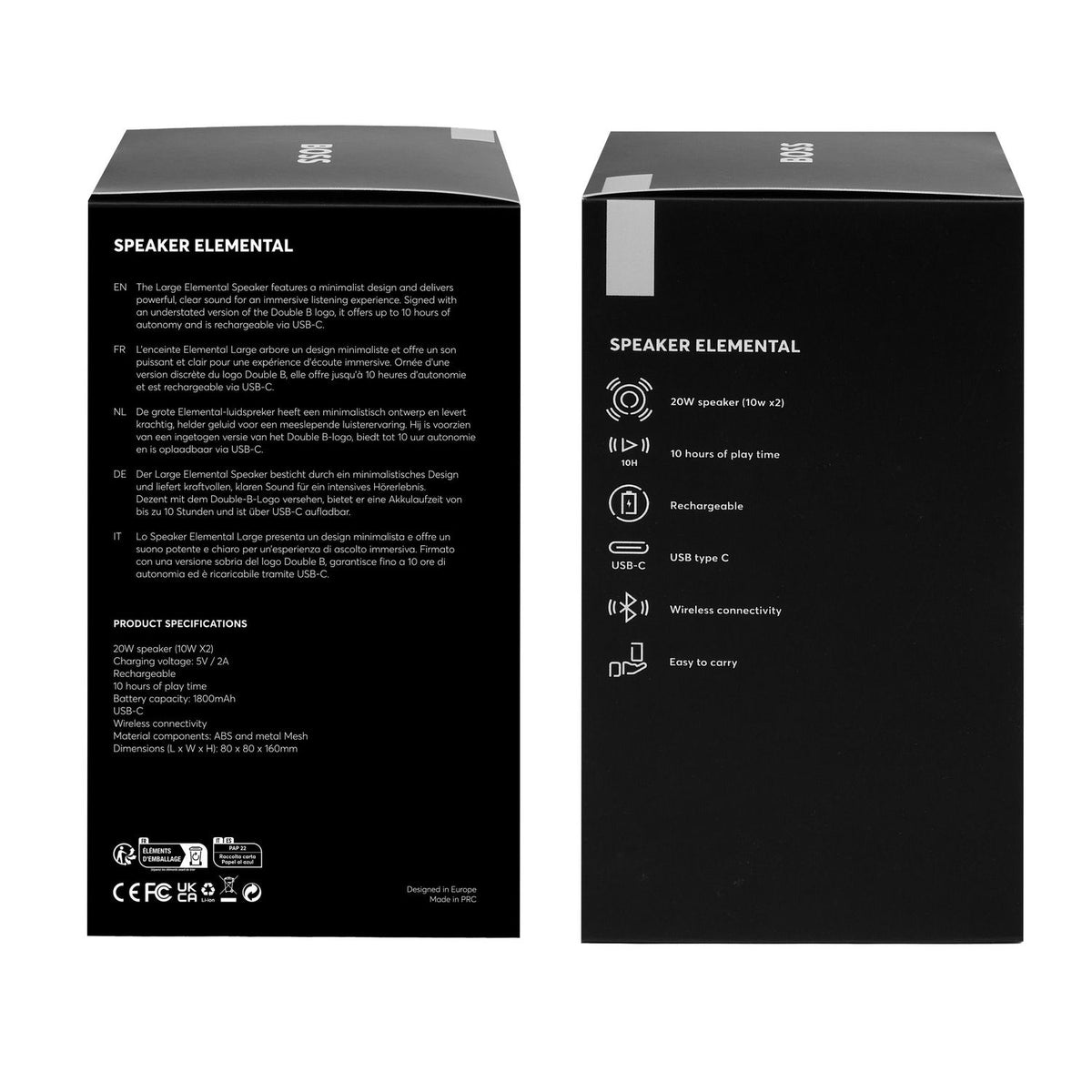 Boss Enceinte sans fil Elemental HAC615B