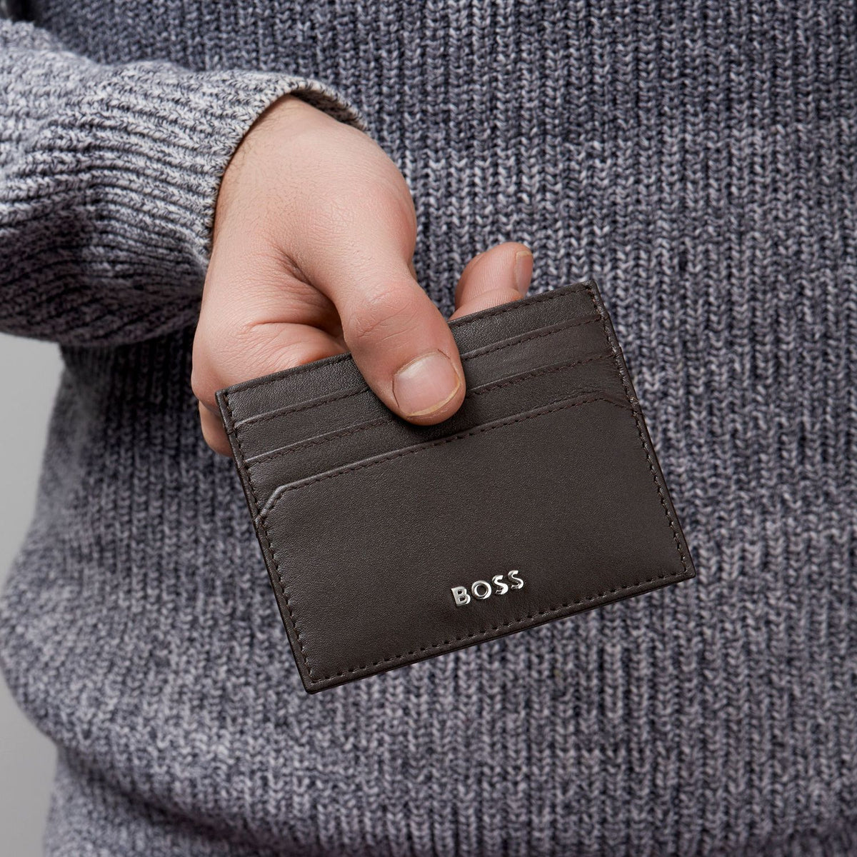 Boss Porte-cartes Classic Smooth HLC403Y