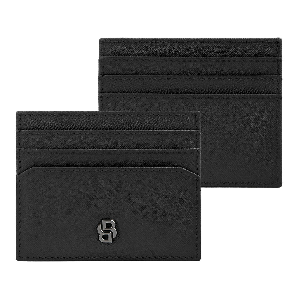 Boss Porte-cartes Double B Saffiano HLC526A