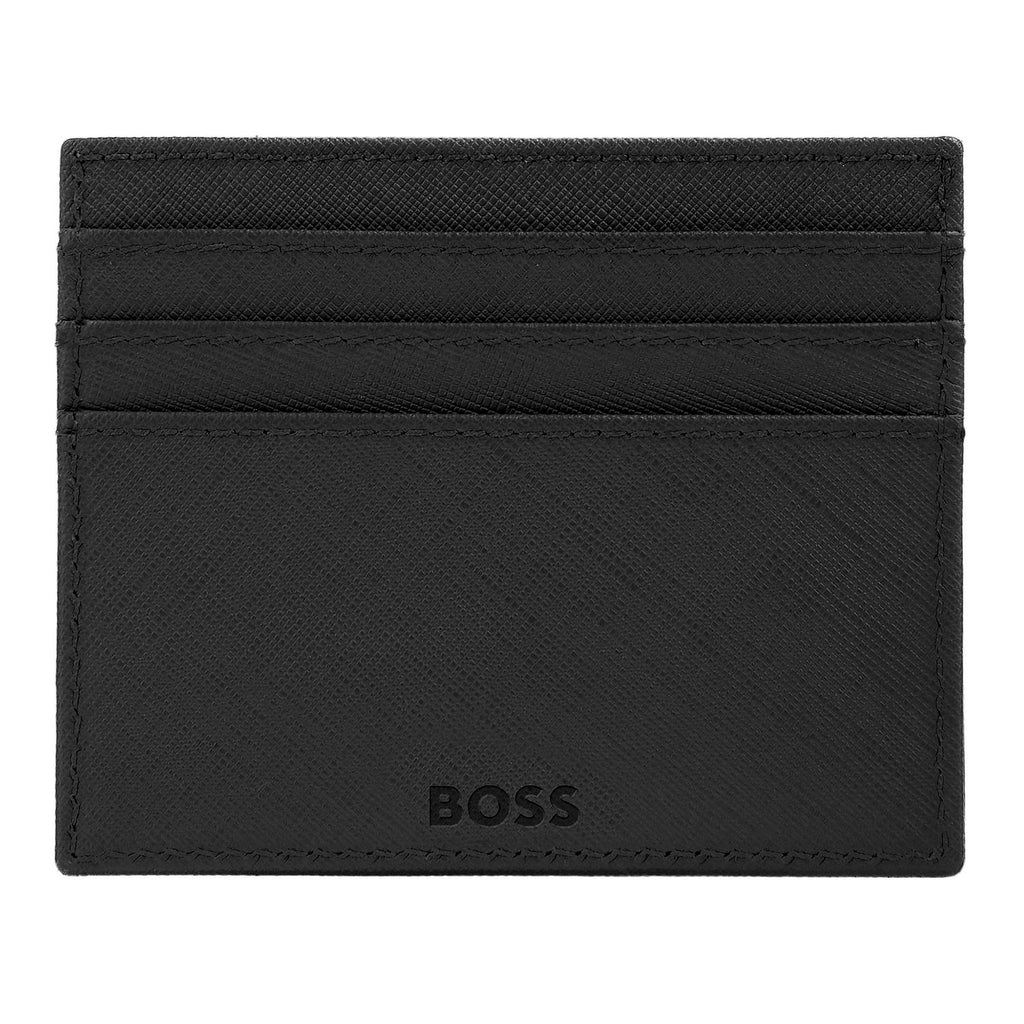 Boss Porte-cartes Double B Saffiano HLC526A