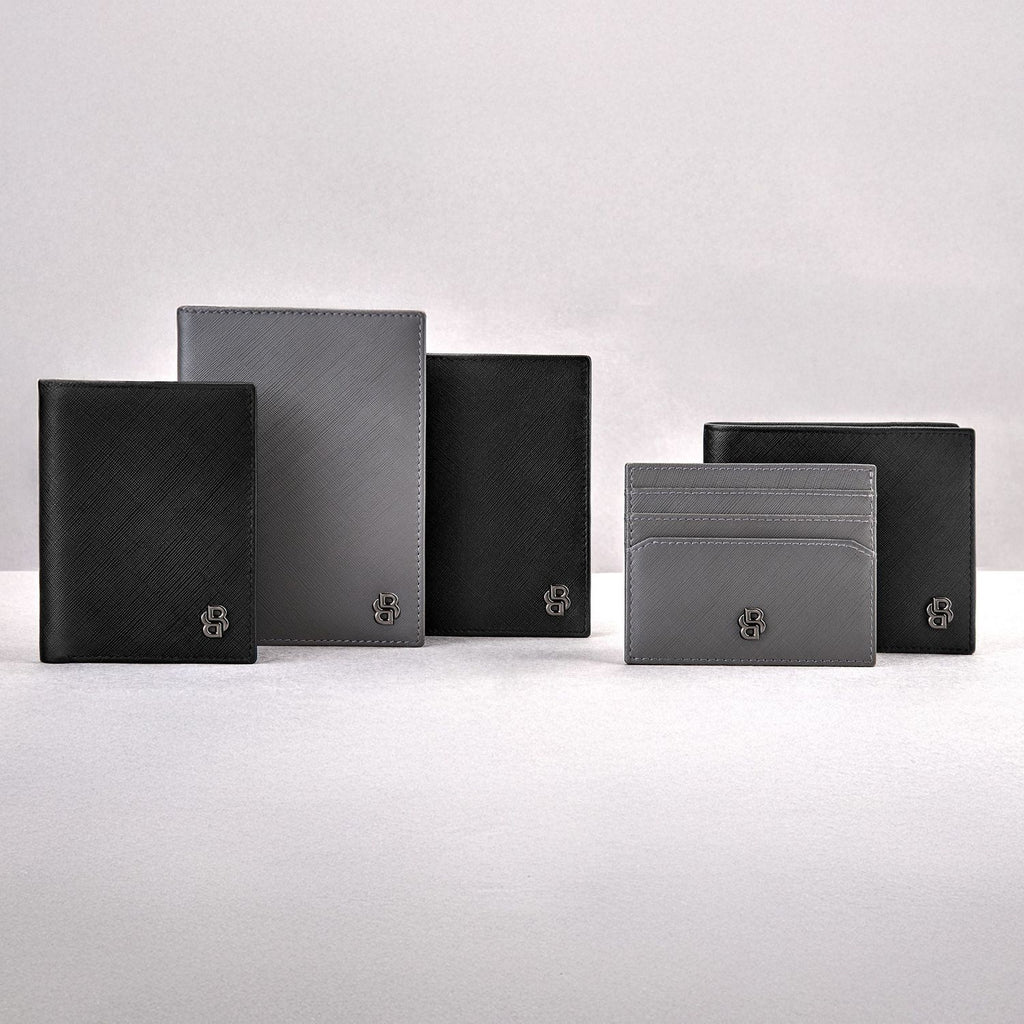 Boss Porte-cartes Double B Saffiano HLC526H