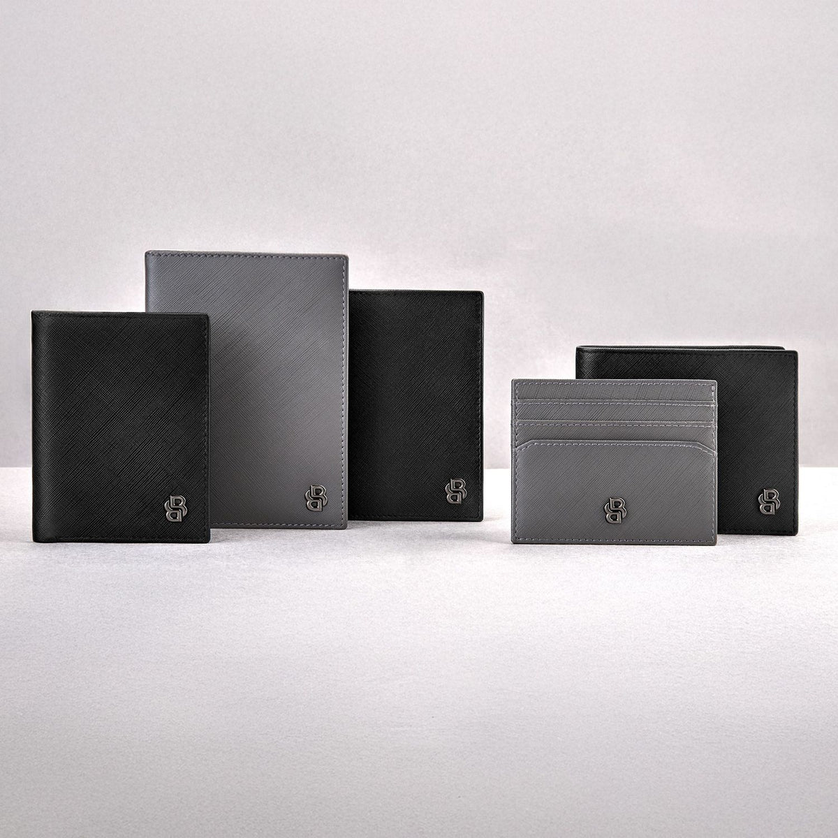 Boss Porte-cartes Double B Saffiano HLC526H