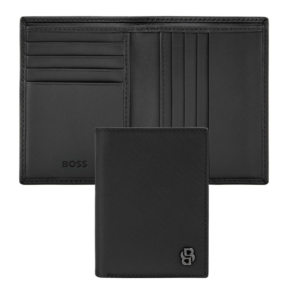 Boss Porte-cartes Double B Saffiano HLE526A