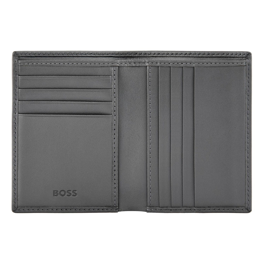 Boss Porte-cartes Double B Saffiano HLE526H