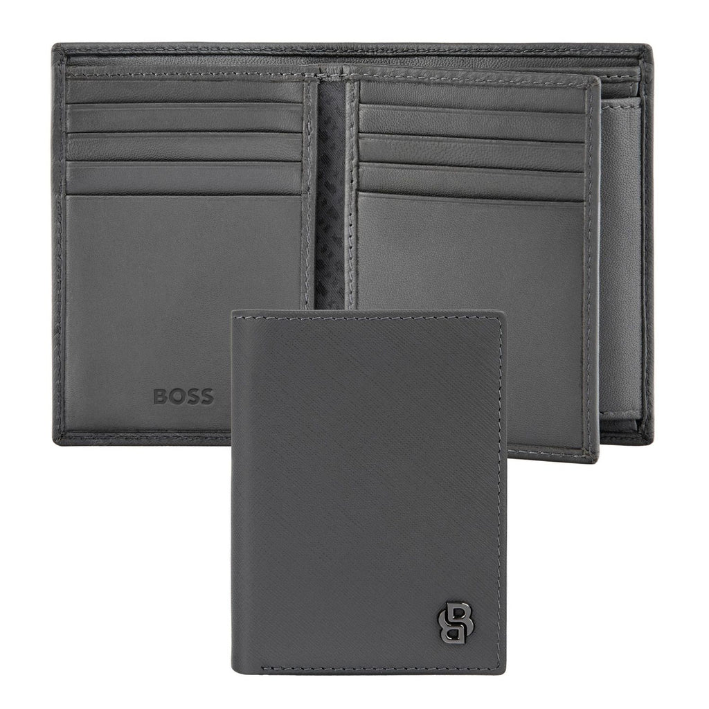 Boss Porte-cartes Double B Saffiano HLG526H