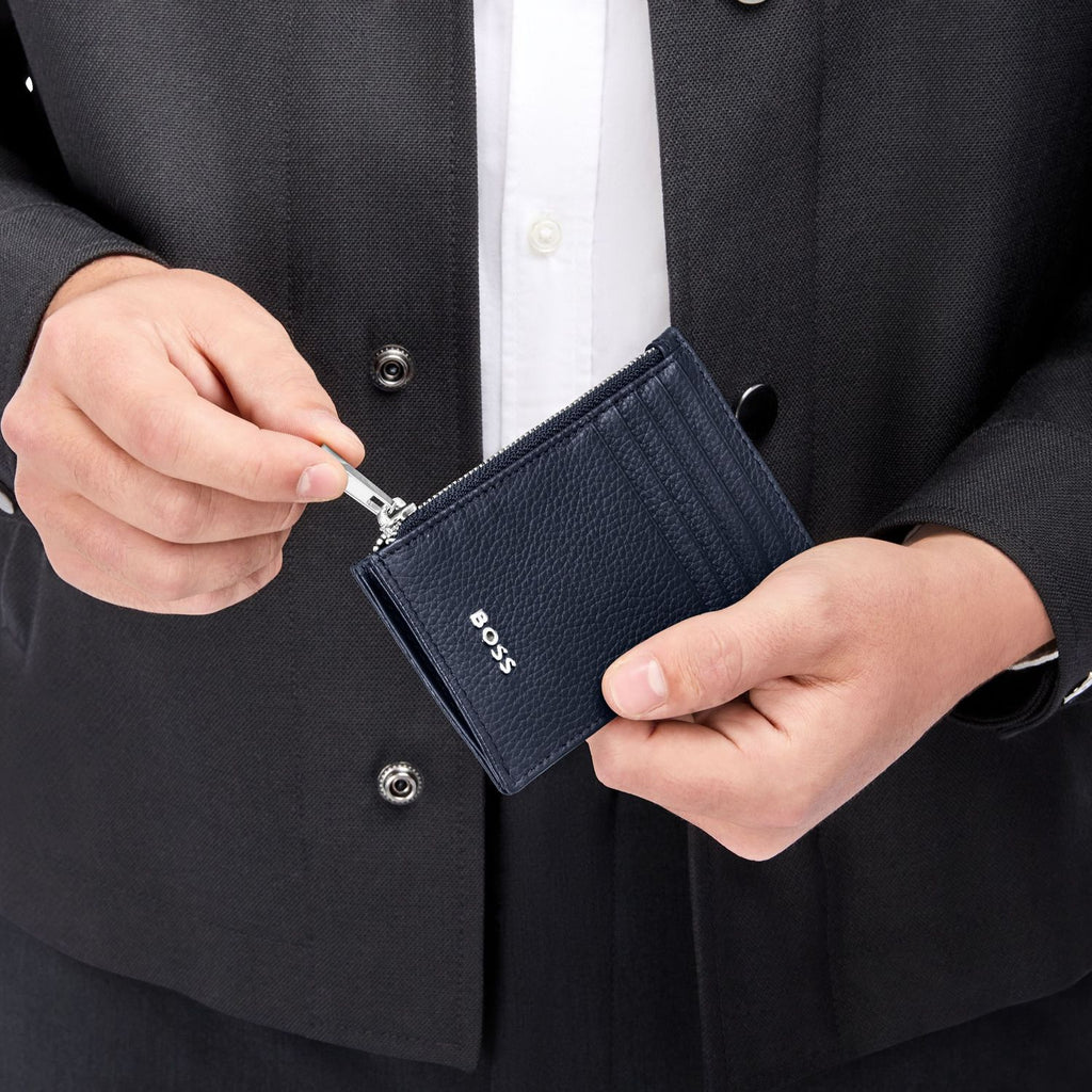 Boss Porte-cartes Classic Grained HLK518N