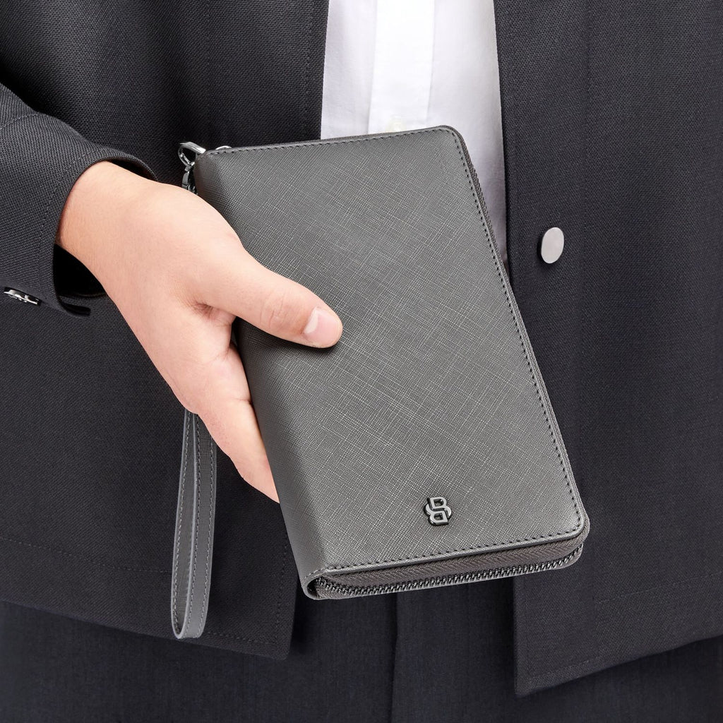 Boss Portefeuille Double B Saffiano HLL526H