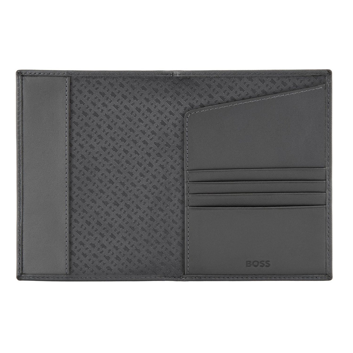 Boss Porte-passeport Double B Saffiano HLP526H