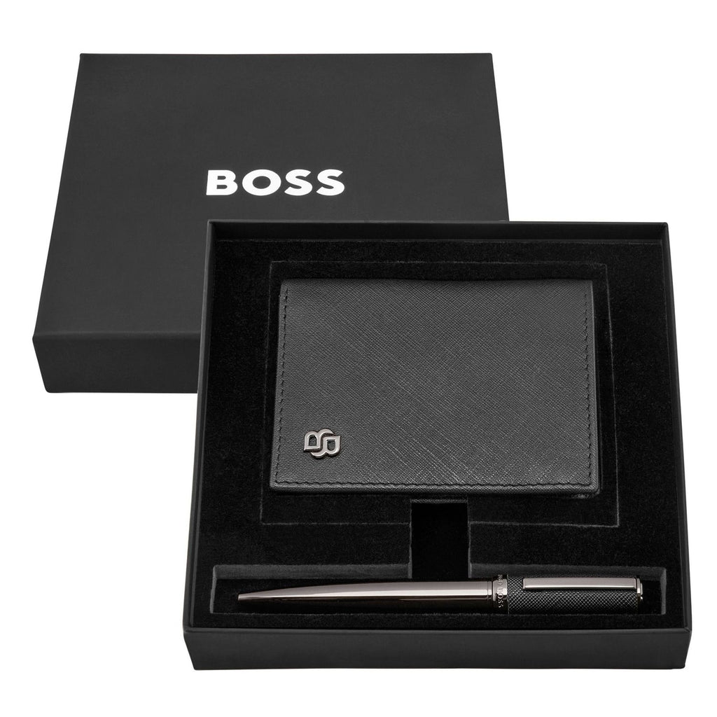 Boss Coffret Double B Saffiano HPBE526A