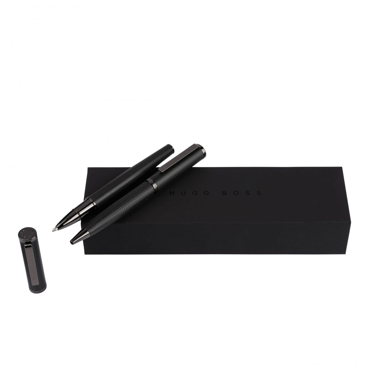Boss Coffret 2 stylos Formation Herringbone HPBR106D